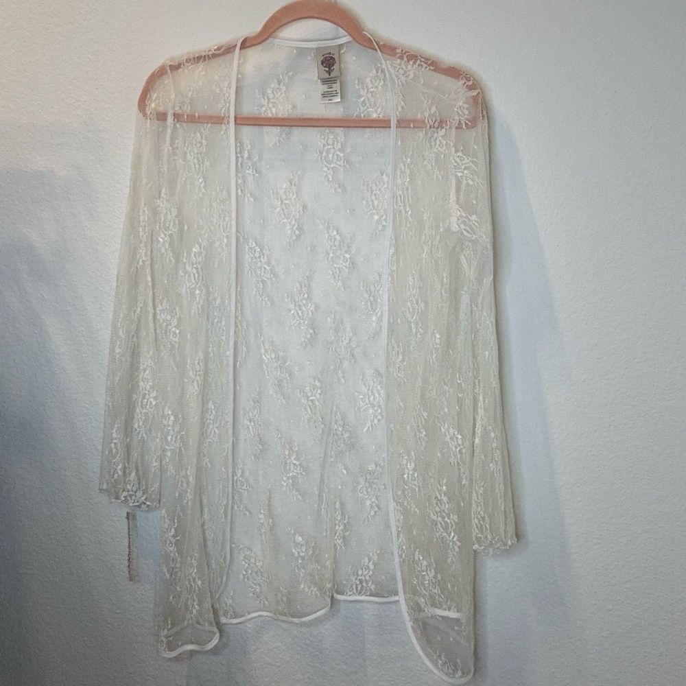 Sheer Lace Cardigan